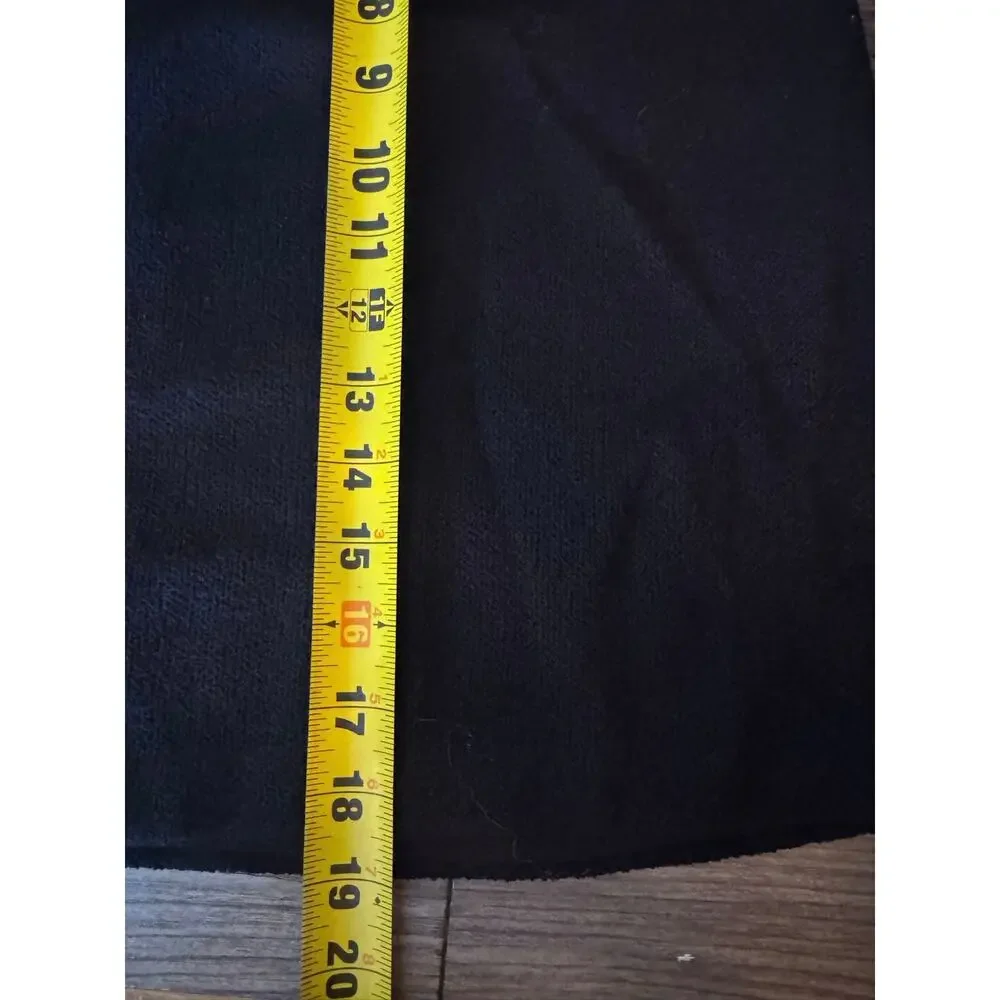 St John Collection Wool Santana Black A Line Knit Pull On Pencil Skirt Size 2 - Picture 6 of 8